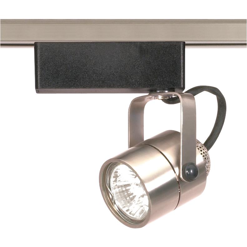 Nuvo Lighting TH309  1 Light - MR16 - 12V Track Head - Round in Brushed Nickel Finish